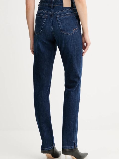 BOSS Orange jeansy damskie kolor niebieski 50553902