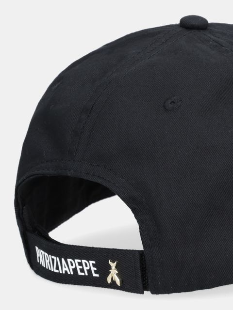 Patrizia Pepe czapka z daszkiem bawełniana