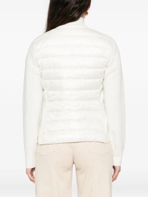 Moncler panelled jacket - White