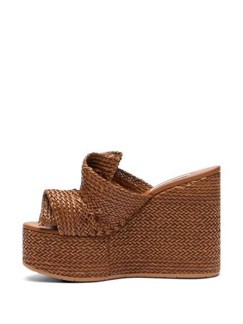 Casadei Aruba wedge sandals - Brown