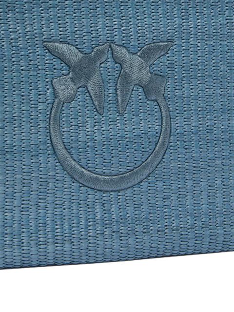 PINKO logo-detail wallet - Blue