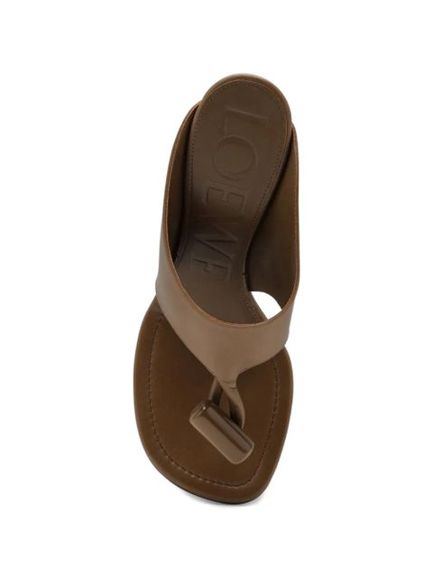 LOEWE toe-strap sandals - Brown