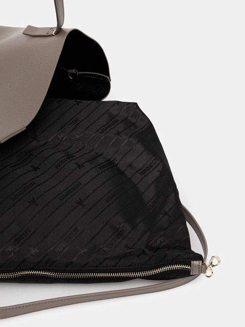 Patrizia Pepe torebka skórzana kolor granatowy 2B0130 L148