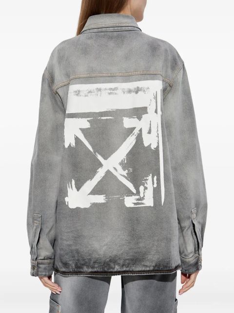 Off-White c/o Virgil Abloh denim shirt - Grey