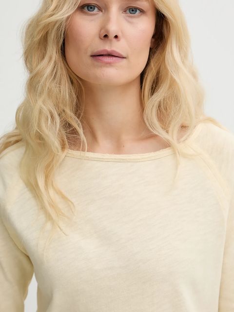 American Vintage longsleeve bawełniany T-SHIRT ML COL BATEAU