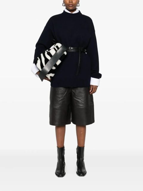 Jil Sander round-neck sweater - Black - zdjęcie produktu nr 2