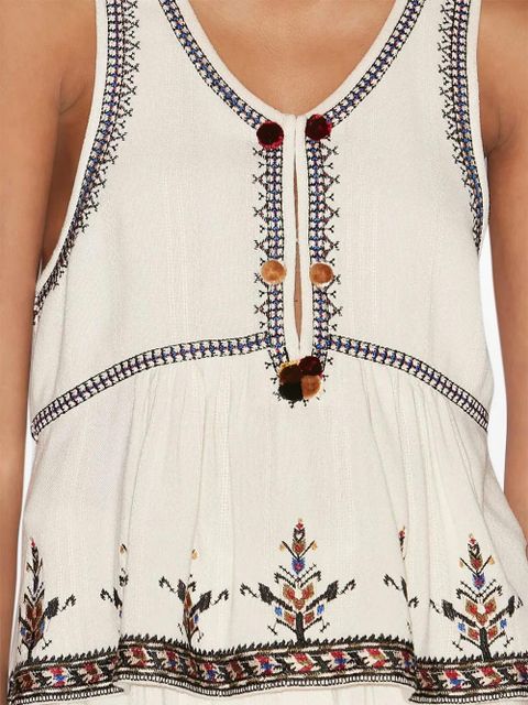 MARANT ÉTOILE Kourtney top - White