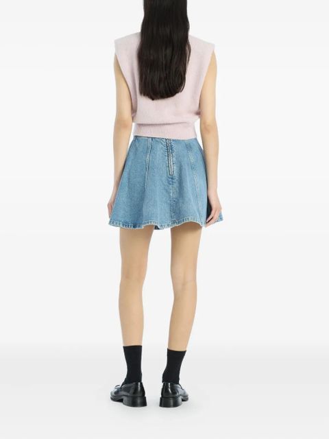 ROTATE BIRGER CHRISTENSEN padded-shoulder knit vest - Pink