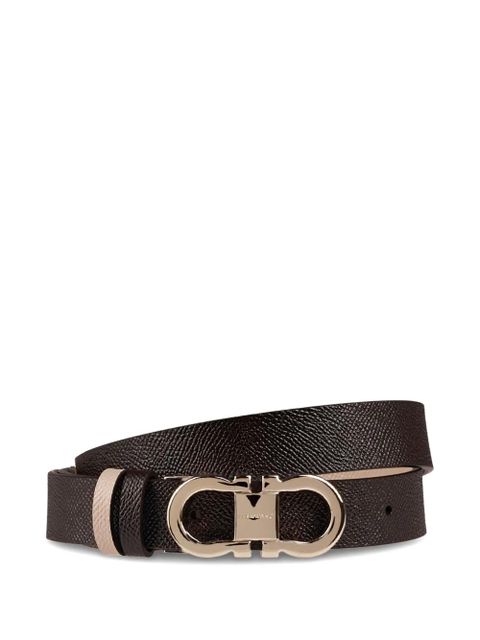 Ferragamo buckle leather belt - Brown