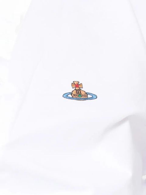 Vivienne Westwood asymmetric-collar shirt - White