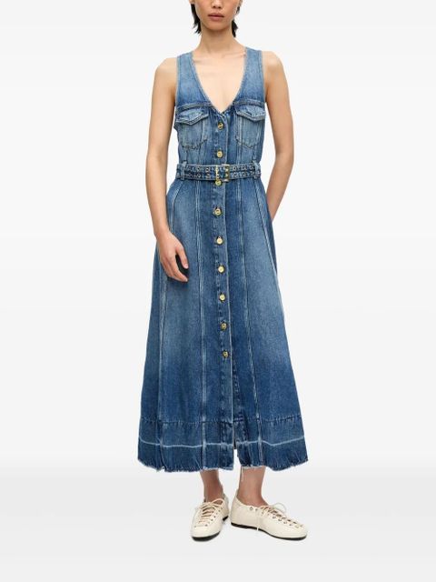 GANNI denim maxi dress - Blue
