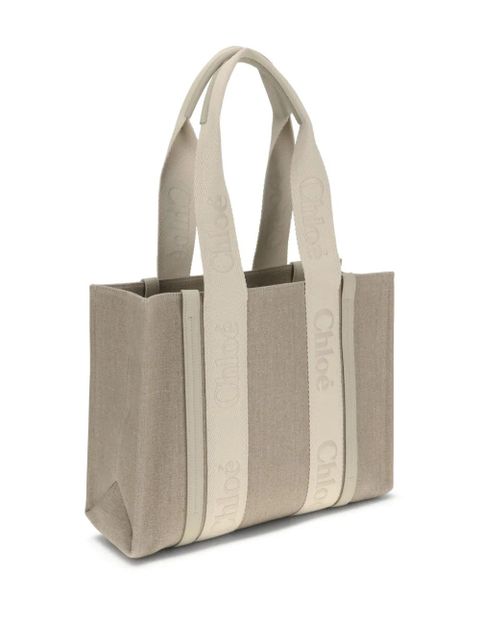 Chloé Woody tote bag - Grey