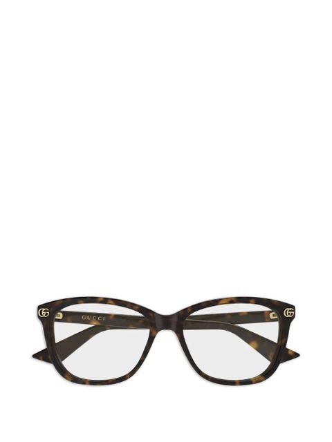 Gucci Eyewear Double G glasses - Brown - zdjęcie produktu nr 1