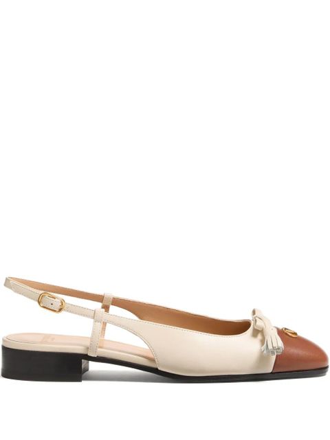 Valentino Garavani 25mm Valet du Roi slingback ballet flats - Neutrals