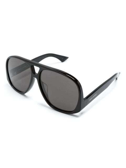 Saint Laurent Eyewear Solace pilot-frame sunglasses - Black