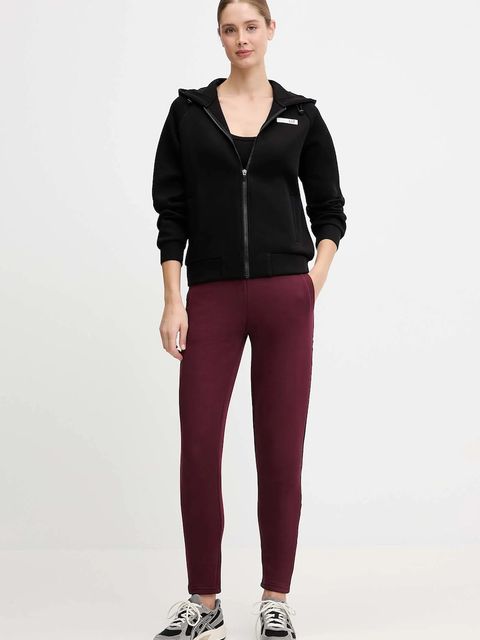 EA7 Emporio Armani bluza damska kolor czarny z kapturem gładka AF13151.7W000675 - zdjęcie produktu nr 2