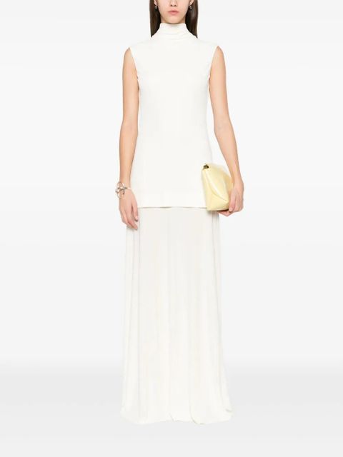 Jil Sander crepe maxi dress - Neutrals - zdjęcie produktu nr 2