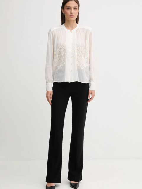 Hoss Intropia koszula bawełniana damska kolor biały regular 6282669 - zdjęcie produktu nr 2