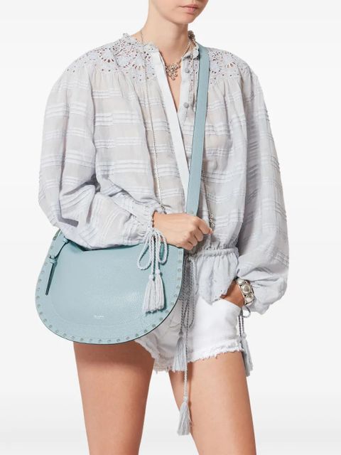 ISABEL MARANT Oskan leather crossbody bag - Blue - zdjęcie produktu nr 2