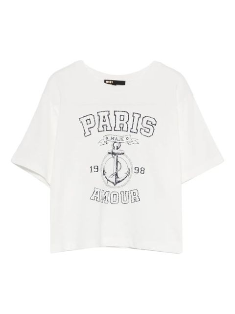 Maje graphic-print T-shirt - White - zdjęcie produktu nr 1