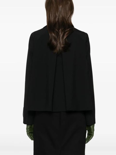Marni contrast-stitching jacket - Black