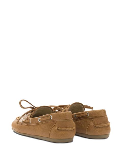 Miu Miu lace-up flat shoes - Brown - zdjęcie produktu nr 2