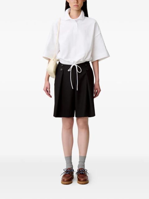 Claudie Pierlot drawstring-hem shirt - White - zdjęcie produktu nr 2