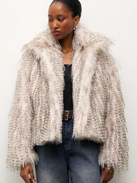 Answear.LAB kurtka kolor szary przejściowa oversize - zdjęcie produktu nr 1