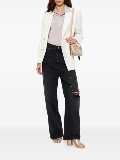 Maison Margiela buttoned polo top - Neutrals - zdjęcie produktu nr 2