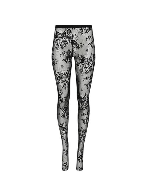 WARDROBE.NYC Evening floral tights - Black - zdjęcie produktu nr 1