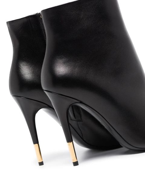 TOM FORD Iconic Chain 105mm ankle boots - Black