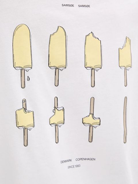 Samsoe Samsoe t-shirt bawełniany SACAMINO