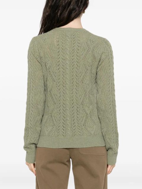 ETRO cable-knit sweater - Green