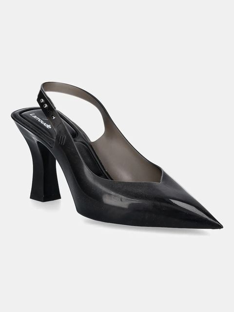 Melissa szpilki MELISSA SLINGBACK HEEL + LARROUDE kolor czarny M 33606 - zdjęcie produktu nr 1