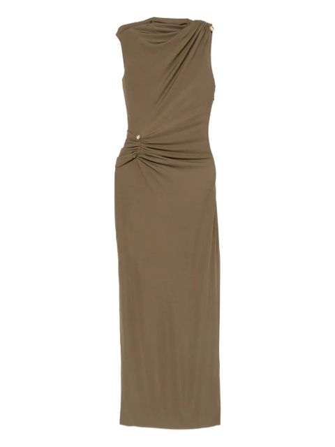 Cult Gaia Izola draped button maxi dress - Green - zdjęcie produktu nr 1