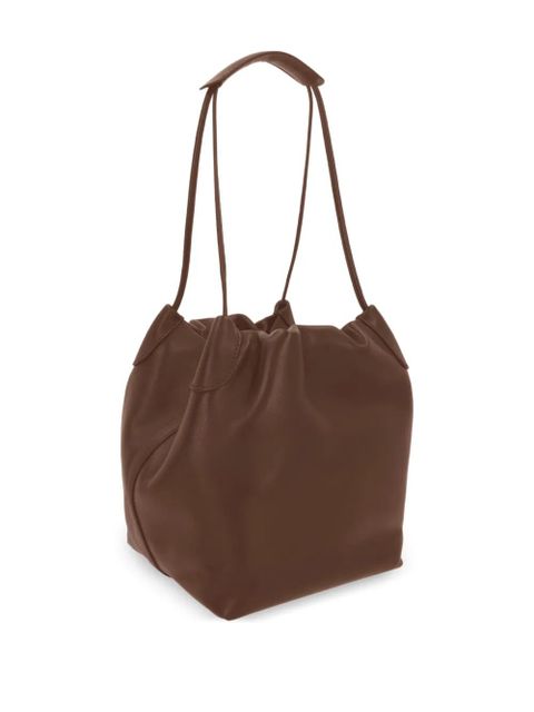 Loro Piana leather bucket bag - Brown