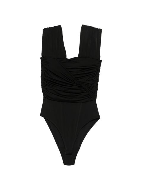 GANNI twisted bodysuit - Black - zdjęcie produktu nr 1