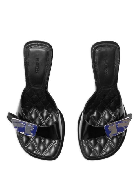Burberry Bay leather sandals - Black