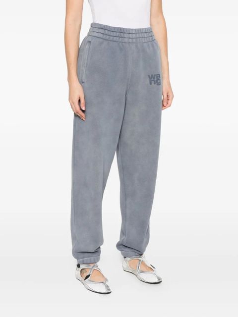 Alexander Wang logo-embroidered sweatpants - Blue - zdjęcie produktu nr 2