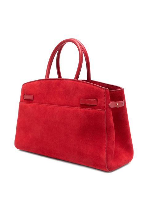 DeMellier midi Hudson suede tote bag - Red
