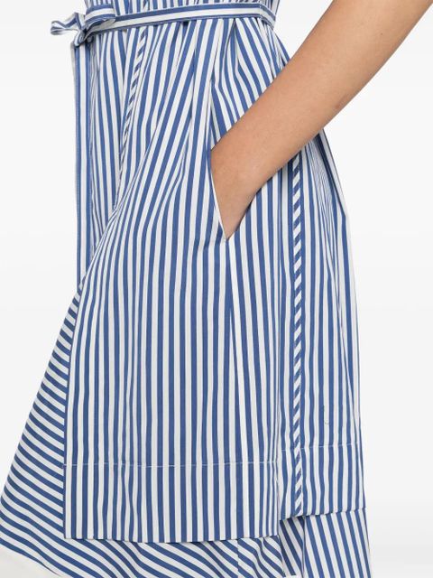 3.1 Phillip Lim striped cascade-sleeves shirt - Blue