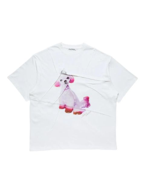 Acne Studios graphic T-shirt - White - zdjęcie produktu nr 1