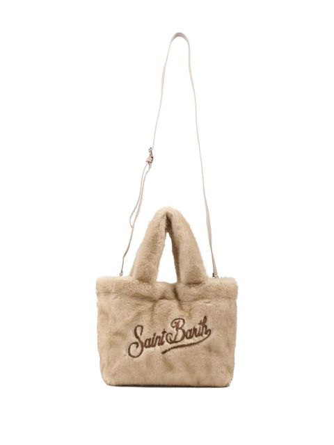 MC2 Saint Barth Colette embroidered-logo tote bag - Neutrals