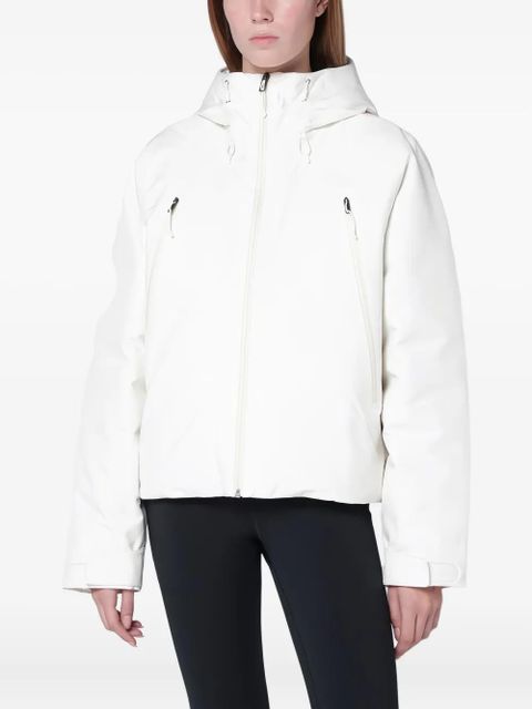 The North Face embroidered-logo jacket - White