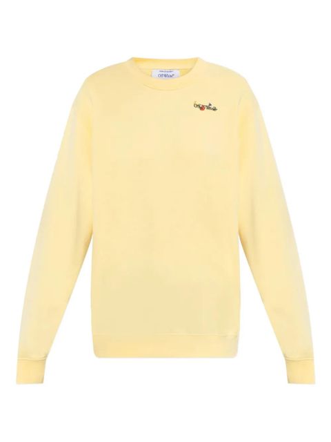 Off-White arrows-print crew-neck sweatshirt - Yellow - zdjęcie produktu nr 1
