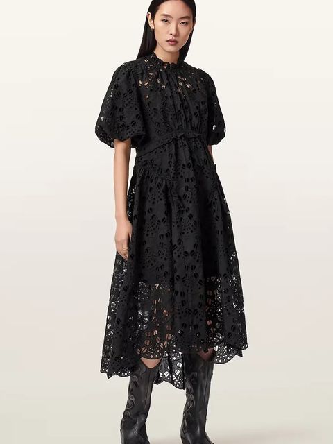 AllSaints sukienka rozkloszowana ODETTE - zdjęcie produktu nr 1