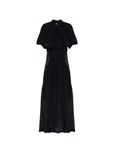 Lanvin openwork cape dress - Black - zdjęcie produktu nr 1