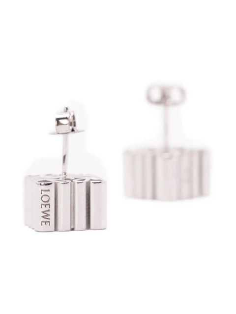 LOEWE Anagram stud earrings - Silver