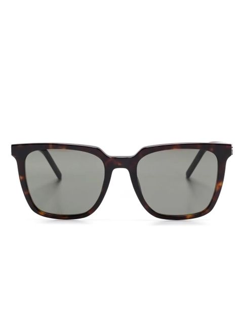 Saint Laurent Eyewear M146 sunglasses - Brown - zdjęcie produktu nr 1