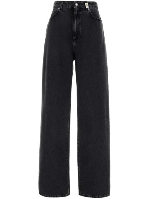 Alexander McQueen wide leg jeans - Black - zdjęcie produktu nr 1